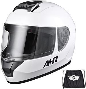 AHR RUN-F3 Full Face Motorcycle Helmet DOT Approved Street Bike Motocross XXL