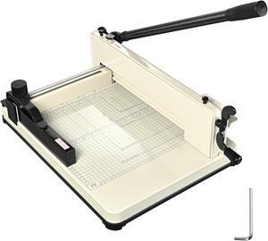 Paper Cutter Trimmer Industrial Guillotine 12" Cut Length Stack Heavy Duty