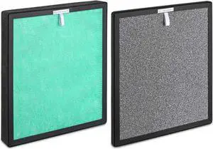 Yescom H13 True HEPA Filter Replacement for 5-Stage Air Purifier Home Large Room 2 Pack