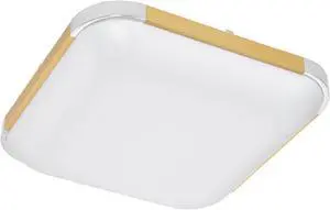 24W 18" Dimmable LED Ceiling Light Fixture Flush Mount Lamp with Remote Bedroom