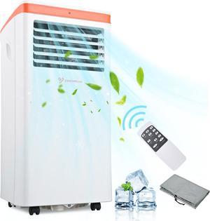 Yescom 4-in-1 10,000 BTU Portable Air Conditioner Dehumidifier with Window Kit Remote Control & Touch Panel