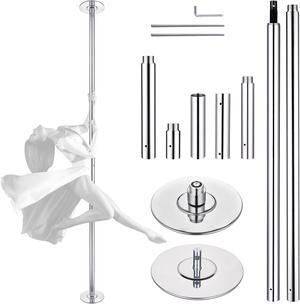 Yescom 10 FT Spinning Static Dancing Pole Kit with Extensions Fitness Dance Exercise