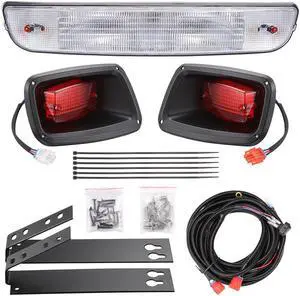 Yescom Golf Cart LED Halogen Light Kit TXT Golf Cart lights, Only Compatible With EZGO TXT 1996-2013 Model