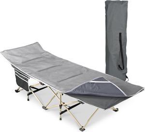 Yescom Folding Cot Collapsible Camping Bed with Carrying Bag Travel Outdoor Home Patio