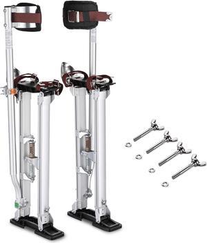 Yescom Drywall Stilts w/ 1 Pair Stilt Pad Replacement 24"-54" Aluminum Tool Painting