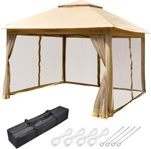 Yescom 11x11ft Pop-Up Gazebo Tent with Mesh Sidewall Canopy Shelter Outdoor Home Patio
