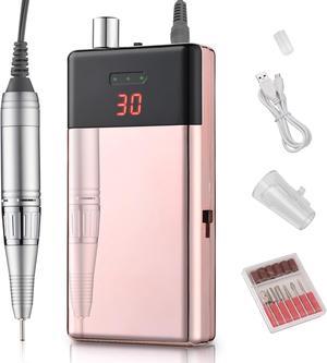 Byootique Portable Rechargeable Electric Nail Drill Machine Kit for Acrylic Nail