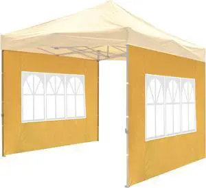 InstaHibit UV30+ Privacy Window Sidewall Fits 10x10ft Canopy Camping 2 Pieces