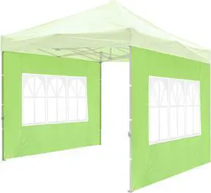 InstaHibit Privacy Window Sidewall UV30+ Fits 10x10ft Canopy Camping 2 Pieces