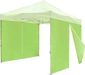 Instahibit 1080D 120g Privacy Sidewall Zipper UV30+ Fits 10x10fr Canopy 2 Pieces