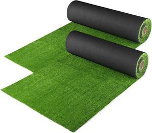 Yescom 65x3 ft Artificial Grass Mat Synthetic Landscape Fake Lawn Pet Dog Turf 2 Pack