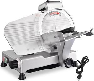 240w Electric Meat Slicer 10" Stainless Steel Blade Food Cheese Slicer 530RPM