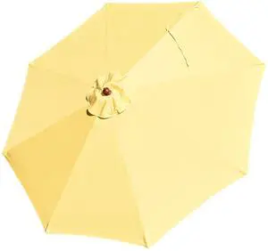 9' 8 Ribs Umbrella Canopy Replacement Patio Top Cover Market Outdoor Beach Yard