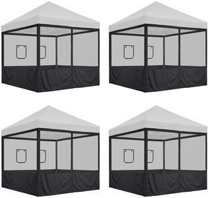 16 Pcs 10 ft Pop Up Canopy Tent Sidewall Mesh Side Wall Party Canopy 16 Pcs 10 ft Pop Up Canopy Tent Sidewall Mesh Side Wall Party Canopy