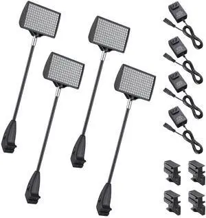 12W LED Trade Show Light 6500K Popup Booth Exhibit Back Drop Lighting 4 Pack