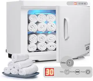 Byootique 23L Portable Hot Towel Warmers Spa for Barber Shop with Heater Delay Facial Nails Salon Massage Esthetician Home