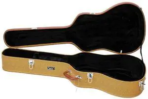 41" Folk Guitar Hardshell Carrying Case Fits Most Acoustic Guitars Microgroove Flat Yellow