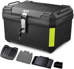 AHR 65L Universal Motorcycle Tour Tail Box Scooter Trunk Storage Security Lock