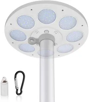 Solar Flag Pole Light 136 LED 680 Lumen Super Bright Automatic Lamp Outdoor