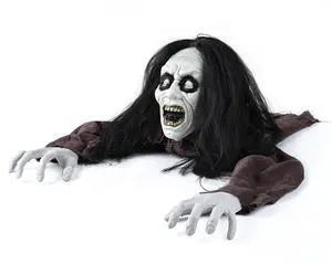 Yescom Halloween Prop Zombie Groundbreaker w/ Sound & LED Eyes Party Decoration 2025