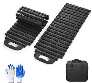 Yescom 31"x11" Tire Traction Mats Emergency Recovery Track for Car Truck in Mud Snow