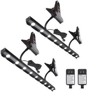 Instahibit Adjustable LED Light for Retractable Banner Stand Trade Show 2 Packs