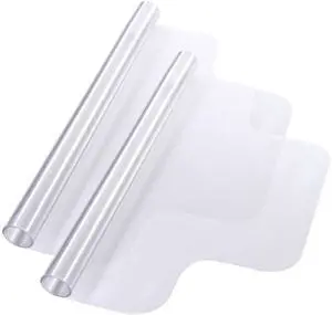 Yescom Clear Office Chair Mat for Hardwood 48" x 36" with Lip 2PCS PVC Floor Protector for Rolling Desk Chairs 1/16" Thickness