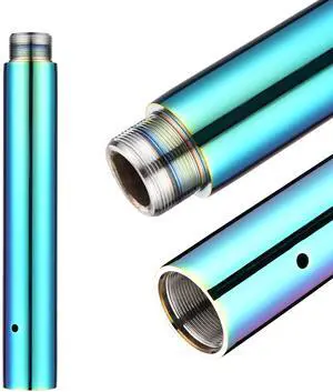 Yescom 262 mm Chrome Dancing Pole Extension for 45 mm Professional Pole Fitness Spinning Pole Accessories, Colorful