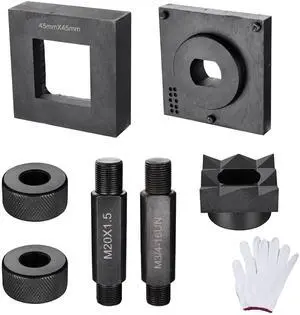 Yescom Hydraulic Hole Punch Knockout Die Manual Square Hydraulic Punching Die 45x45mm