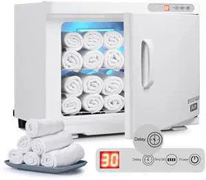 Byootique 23L Portable Hot Towel Warmers Spa for Barber Shop with Heater Delay Facial Nails Salon Massage Esthetician Home