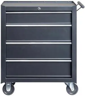 Yescom 4-Drawer Storage Rolling Tool Cart Multifunctional Trolley Cabinet Work-box Workshop Garage Repair Shop