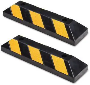 Yescom 22" Premium Rubber Curb Parking Block Car RV Trailer Wheel Tire Stopper Stop Aid 2 Packs
