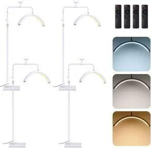 Byootique 28" Half Moon Light w/ Phone Holder Lash Lamp for Esthetician 4 Pack