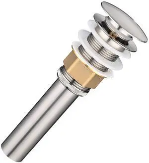 Aquaterior Bathroom Pop Up Drain without Overflow Lavatory Vessel Basin Basket