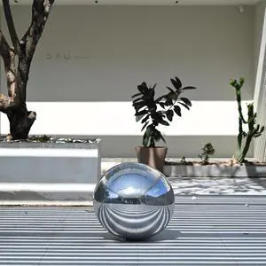 Yescom 20" Inflatable Mirror Ball Giant Reusable Large Disco Balloon Decoration for Party Wedding Event Stage Decor Silver