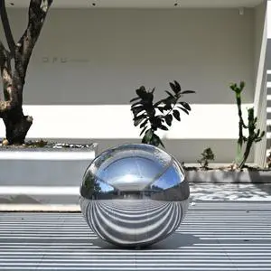 Yescom 32" Inflatable Mirror Ball Giant Reusable Large Disco Balloon Decoration for Party Wedding Event Stage Decor Silver