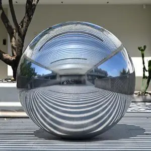 Yescom 59" Inflatable Mirror Ball Giant Reusable Large Disco Balloon Decoration for Party Wedding Event Stage Decor Silver
