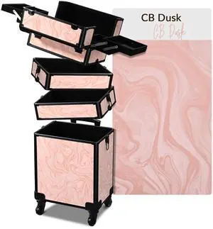 Byootique Rolling Makeup Train Case 4in1 Cosmetic Trolley Organizer Case Lockable Salon Barber Case Traveling Cart Trunk with Wheels for Makeup Artist Trave Nail,CoyoteButtes Dusk Byootique Rolling Makeup Train Case 4in1 Cosmetic Trolley Organizer Case Lockable Salon Barber Case Traveling Cart Trunk with Wheels for Makeup Artist Trave Nail,CoyoteButtes Dusk