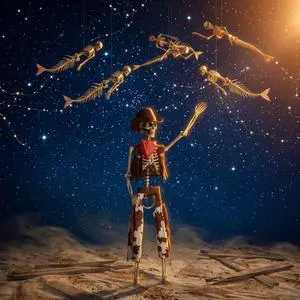 Yescom 5.6 Ft Life Size Cowboy Skeleton with 4 Pcs Mermaid Skeleton Halloween Decorations Party 2026 Yescom 5.6 Ft Life Size Cowboy Skeleton with 4 Pcs Mermaid Skeleton Halloween Decorations Party 2026