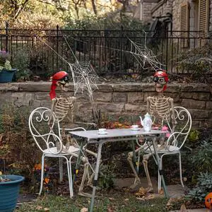Yescom 2PCS Pirate Life Size Skeleton Poseable Full Size Halloween Party Decoration Haunted House 2026 Yescom 2PCS Pirate Life Size Skeleton Poseable Full Size Halloween Party Decoration Haunted House 2026