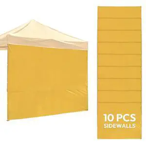 InstaHibit 10-Pc 10x7 ft Canopy Sidewalls Bundle 1080D UV30+ Protection Enclosure Kit for Commercial Vendor Booths InstaHibit 10-Pc 10x7 ft Canopy Sidewalls Bundle 1080D UV30+ Protection Enclosure Kit for Commercial Vendor Booths
