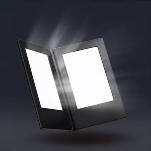 WeChef LED Backlit Menu Holder Cover Folding Double Panel Fits A5 Size 5.8"x8.3" WeChef LED Backlit Menu Holder Cover Folding Double Panel Fits A5 Size 5.8"x8.3"