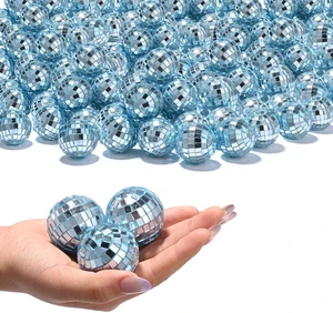 Yescom 120 Pcs Mini Disco Ball Set 1.6" Small Reflective Mirror for Party Dance Décor Ornaments Bulk Blue Yescom 120 Pcs Mini Disco Ball Set 1.6" Small Reflective Mirror for Party Dance Décor Ornaments Bulk Blue
