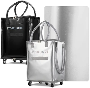 Byootique 16" Rolling Tote Bag on 5 Wheels with 3 Handle Shopping 60L Byootique 16" Rolling Tote Bag on 5 Wheels with 3 Handle Shopping 60L
