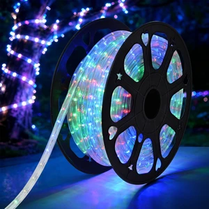 Yescom LumeVine RGBY 100ft 1/2" LED Rope Lights for Outside 1080 Multicolor LEDs, 110-120V Plug-and-Play, IP65 Waterproof Yescom LumeVine RGBY 100ft 1/2" LED Rope Lights for Outside 1080 Multicolor LEDs, 110-120V Plug-and-Play, IP65 Waterproof