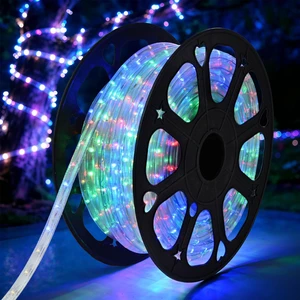 Yescom LumeVine RGBY 150ft 1/2" LED Rope Lights for Outside 1620 Multicolor LEDs, 110-120V Plug-and-Play, IP65 Waterproof Yescom LumeVine RGBY 150ft 1/2" LED Rope Lights for Outside 1620 Multicolor LEDs, 110-120V Plug-and-Play, IP65 Waterproof