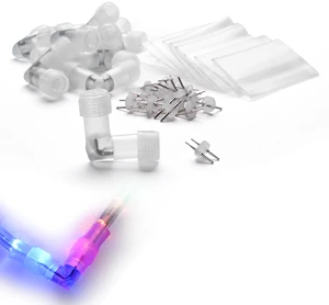 Yescom LumeVine 1/2" LED Rope Light Connector 10Pack L-Shape Conrer Joint Fits 2-pin 13mm Light Rope Yescom LumeVine 1/2" LED Rope Light Connector 10Pack L-Shape Conrer Joint Fits 2-pin 13mm Light Rope