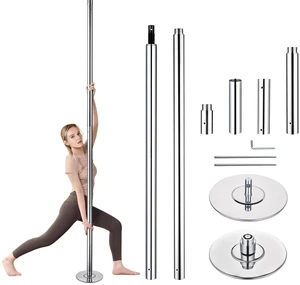 Yescom Stripper Pole 9.25 FT Dancing Pole 45mm Dance Pole Kit Static Spinning for Party Club Fitness Silver, Max Load 1102 Lbs Yescom Stripper Pole 9.25 FT Dancing Pole 45mm Dance Pole Kit Static Spinning for Party Club Fitness Silver, Max Load 1102 Lbs