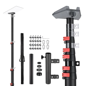Yescom EZ GO 30ft Starlink Mini Pole Mount Kit with Ladder Mount & Adapter | Starlink Telescopic Pole and Ground Mount Kit for Off-Grid Camping, Live Broadcast, Includes Portable Flagpole Bag, Black Yescom EZ GO 30ft Starlink Mini Pole Mount Kit with Ladder Mount & Adapter | Starlink Telescopic Pole and Ground Mount Kit for Off-Grid Camping, Live Broadcast, Includes Portable Flagpole Bag, Black