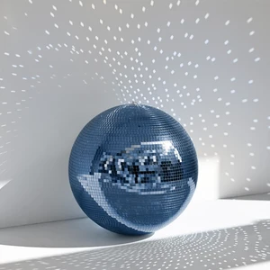 Yescom 16" Blue Disco Ball Large Mirror Ball for Wedding DJ Stage Party Event Planner Corporate Gala Gender Reveal All-Blue Theme Party Decoration Yescom 16" Blue Disco Ball Large Mirror Ball for Wedding DJ Stage Party Event Planner Corporate Gala Gender Reveal All-Blue Theme Party Decoration